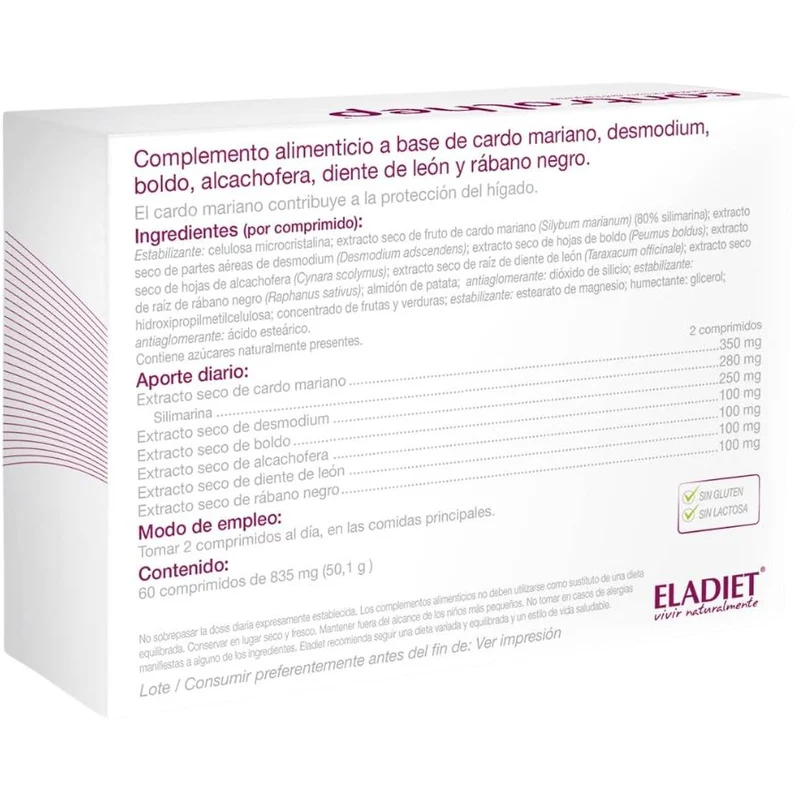 Controlhep 60 Comprimidos | Eladiet