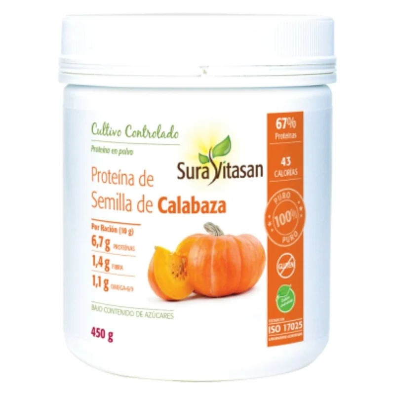 Proteina de Semilla de Calabaza 400 gr | Sura Vitasan