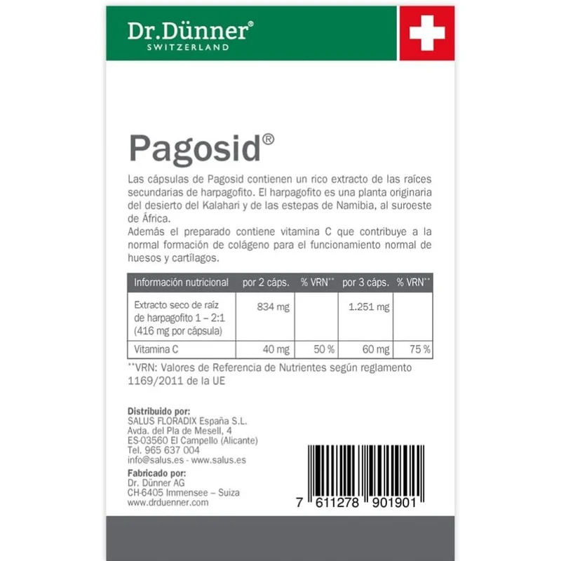 Pagosid 60 Comprimidos | Dr Dunner