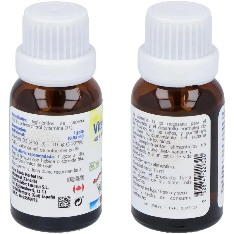 Vitamina D3 peques 15 ml | SuraVitasan