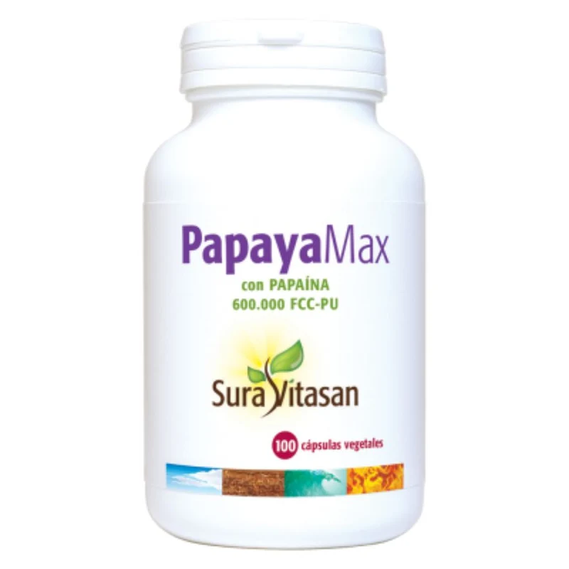 Papaya Max 100 Capsulas | Sura Vitasan