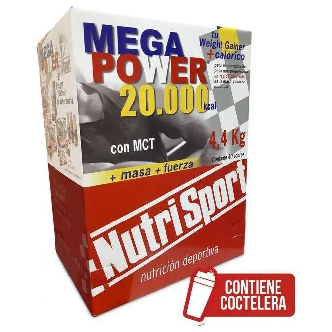 Megapower 20000 Caja 40 sobres | Nutrisport