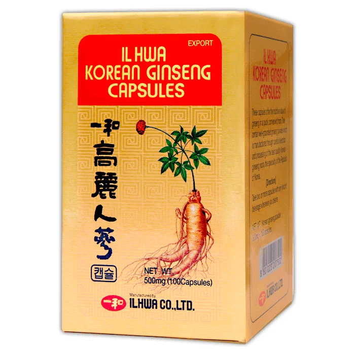Ginseng Rojo Coreano 500 mg | IL HWA