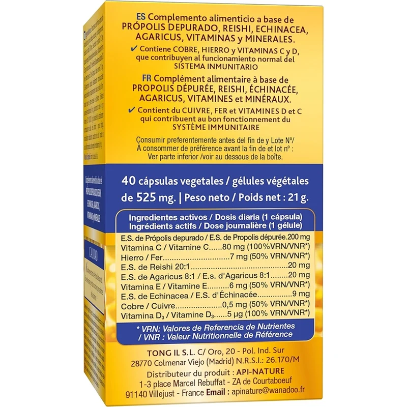 Apicol Propolis 40 Perlas | Tongil