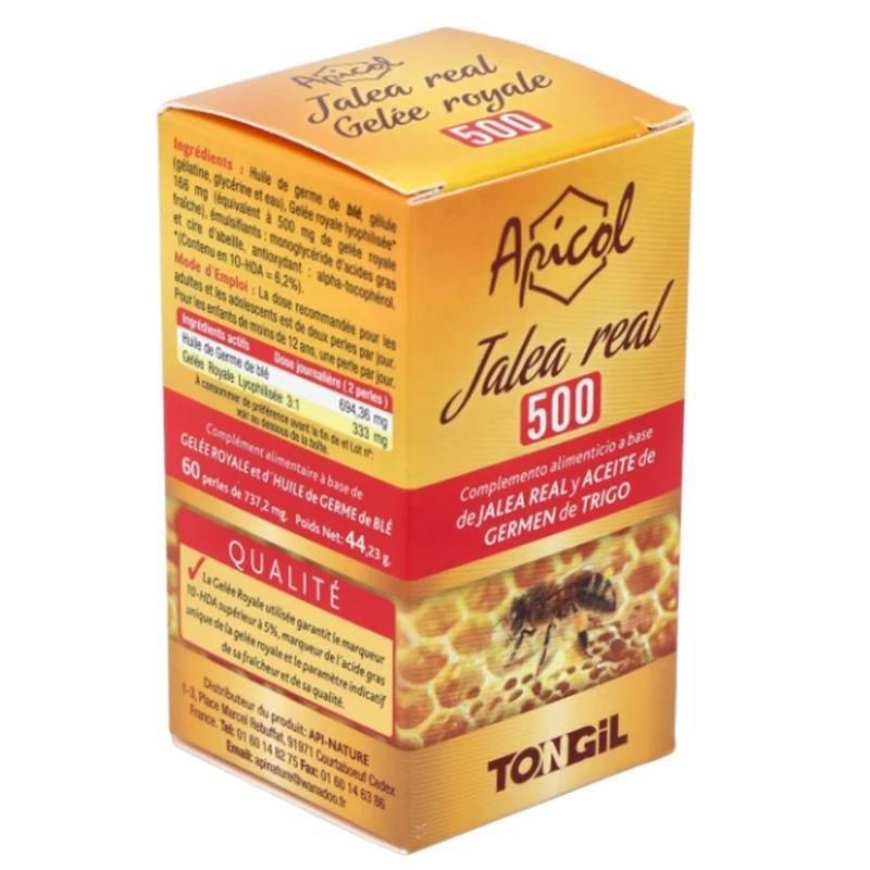 Apicol Jalea Real 500 60 Perlas | Tongil