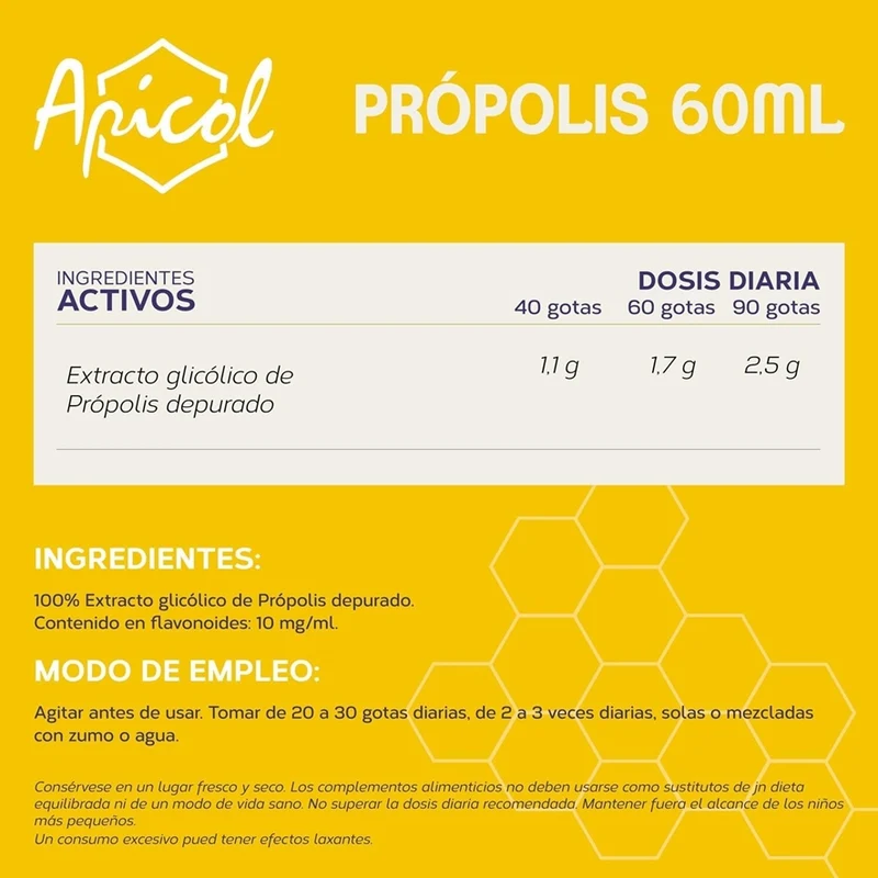 Extracto de Propolis Apicol 60 ml | Tongil