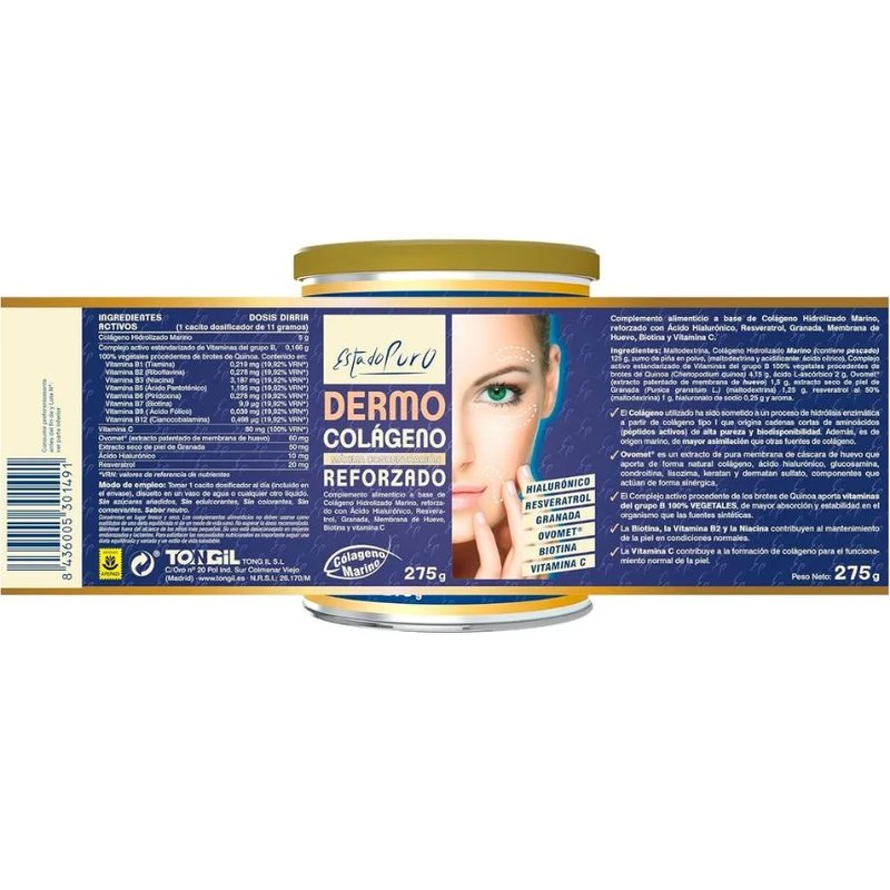 Estado Puro Dermo Colageno 275 gr | Tongil