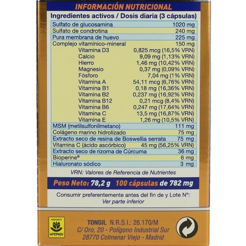 Nivelflex 100 Capsulas | Tongil