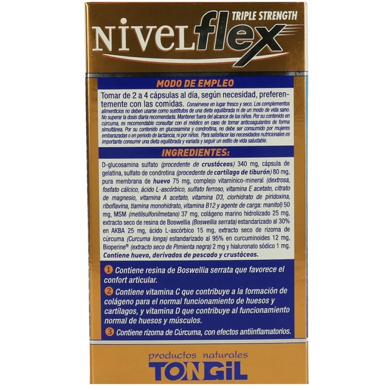 Nivelflex 100 Capsulas | Tongil