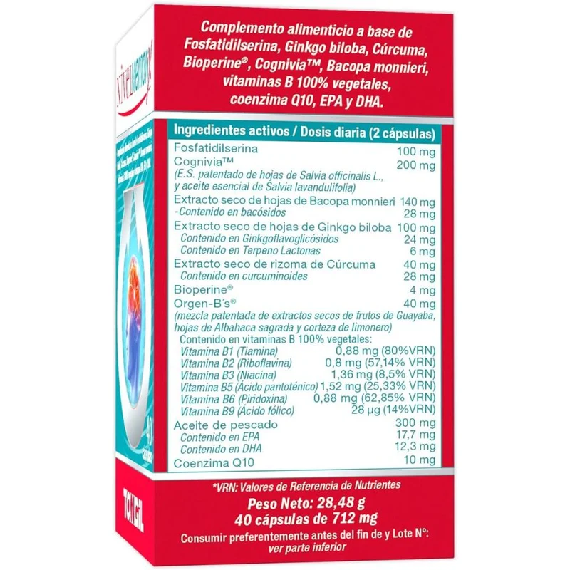 Nivelmemorix 40 Capsulas | Tongil