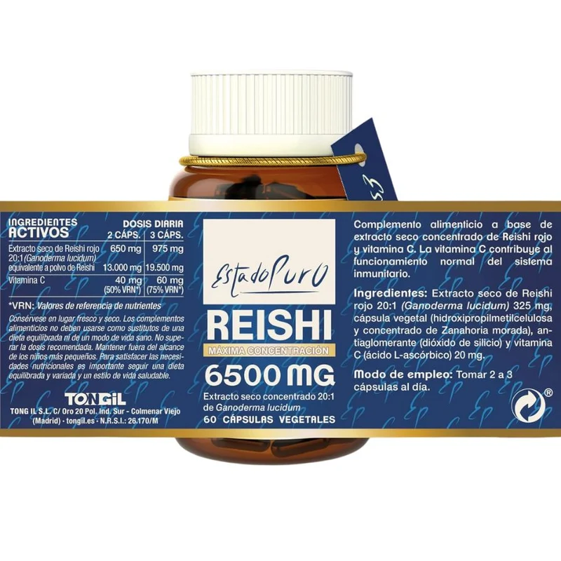Estado Puro Reishi 60 Capsulas | Tongil