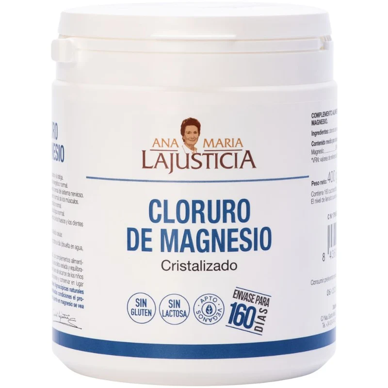 Cloruro de Magnesio Polvo 400 gr | Ana Maria Lajusticia
