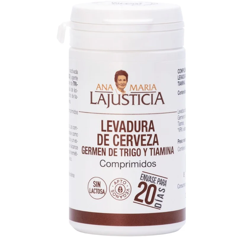 Levadura Germen Tiamina B1 80 Comprimidos | Ana Maria Lajusticia