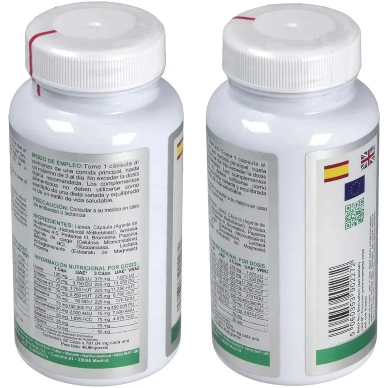 Digenzyme Complex 60 Capsulas | Airbiotic AB
