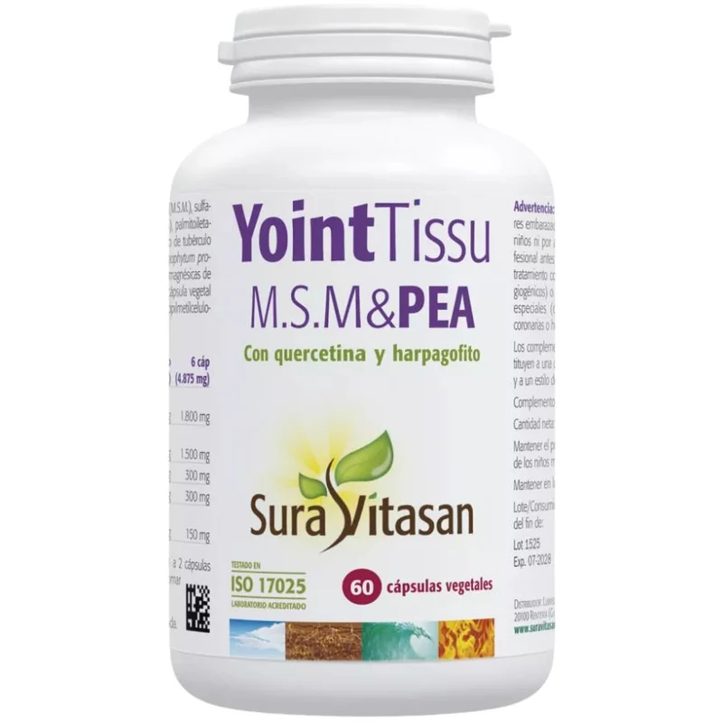 Yoint Tissu MSM 60 Capsulas | Sura Vitasan