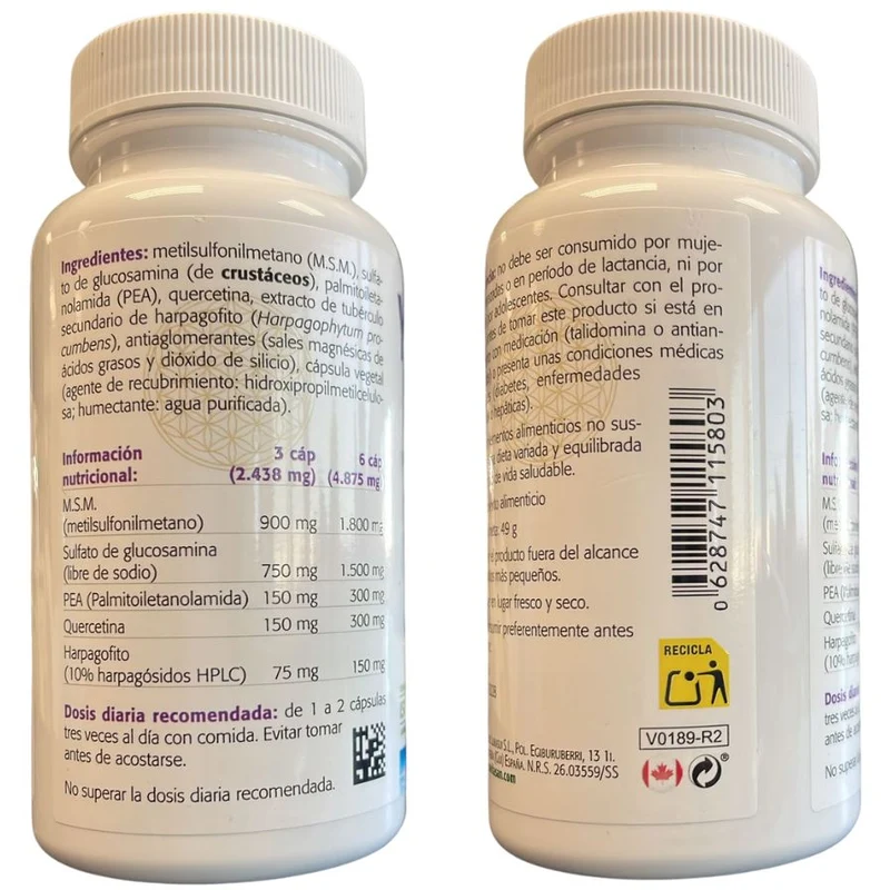 Yoint Tissu MSM 60 Capsulas | Sura Vitasan