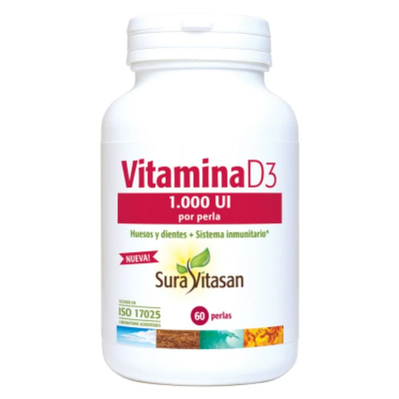 Vitamina D3 60 Capsulas | Sura Vitasan