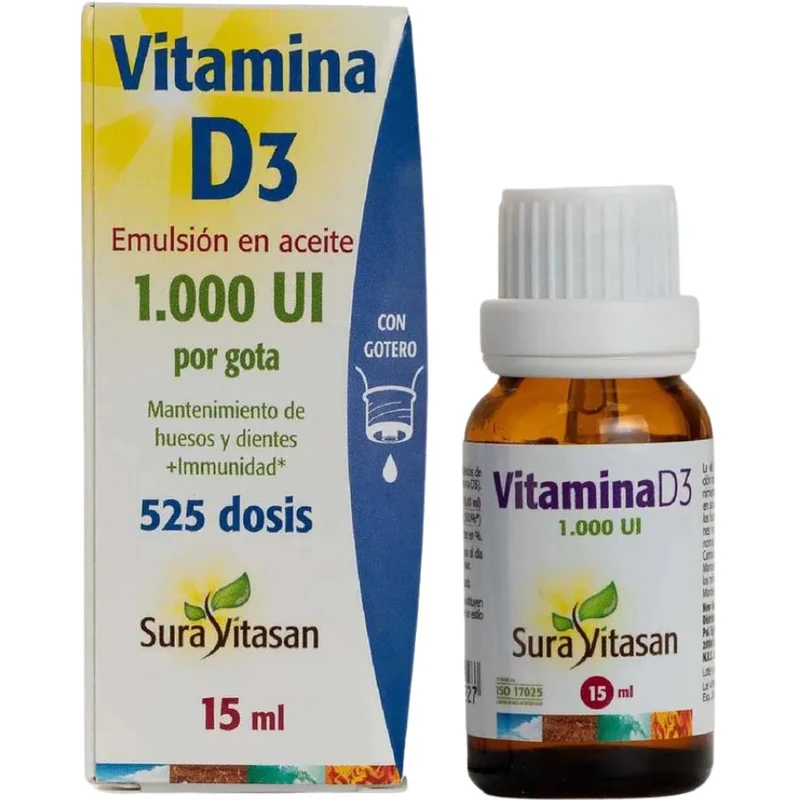 Vitamina D3 15 ml | Sura Vitasan