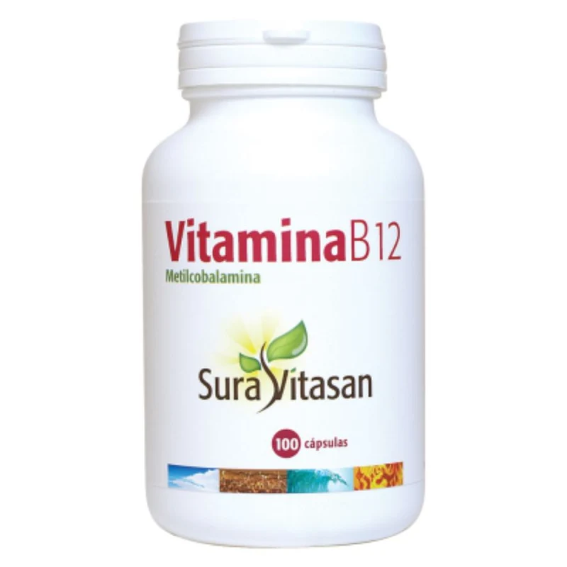 Vitamina B12 500mcg 100 Capsulas | Sura Vitasan