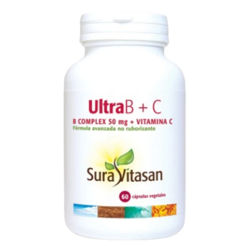 Ultra B Complex + C 60 Capsulas | Sura Vitasan