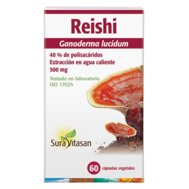 Reishi 500 mg 60 Capsulas | Sura Vitasan