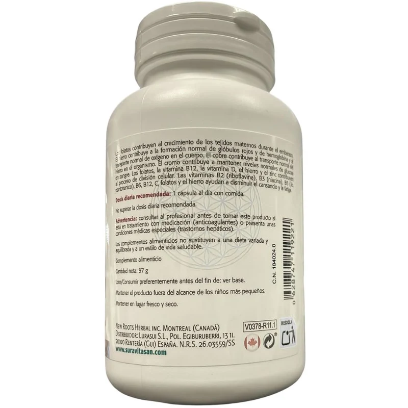 Prenatal Multinutrient 90 Capsulas | Sura Vitasan
