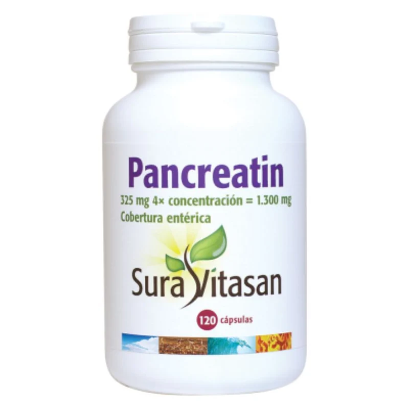 Pancreatin 120 Capsulas | Sura Vitasan