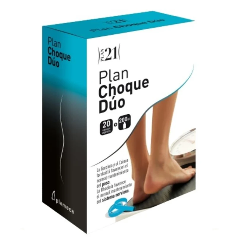 Plan Choque Duo 20 Capsulas + 200 ml | Plameca