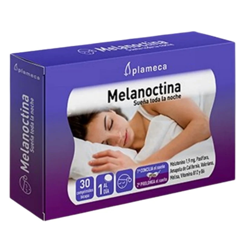 Melanoctina Sueña Toda la Noche 30 Capsulas | Plameca