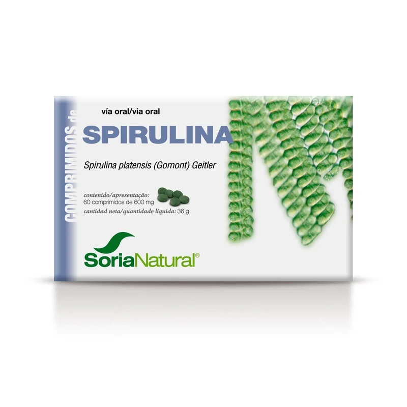 Spirulina 60 Comprimidos | Soria Natural