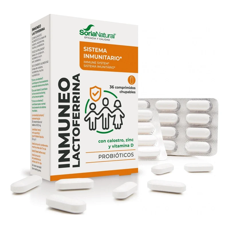Inmuneo Lactoferrina 36 Comprimidos | Soria Natural