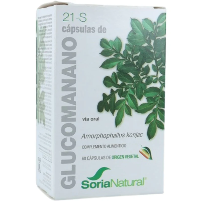 Glucomanano 60 Capsulas | Soria Natural