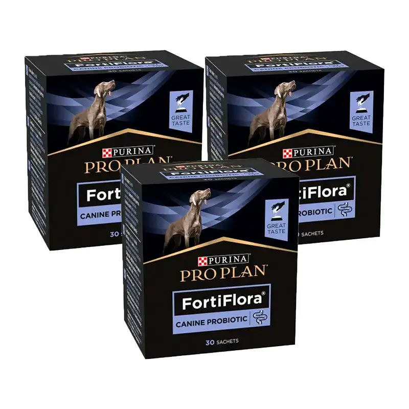 Purina Pro Plan Fortiflora Probiotic for Dogs, Pack 3 x 30x1g