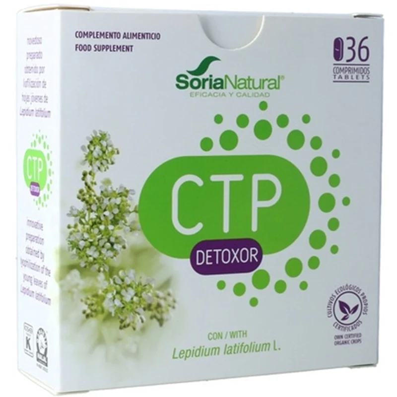 Ctp Detoxor 36 Comprimidos | Soria Natural