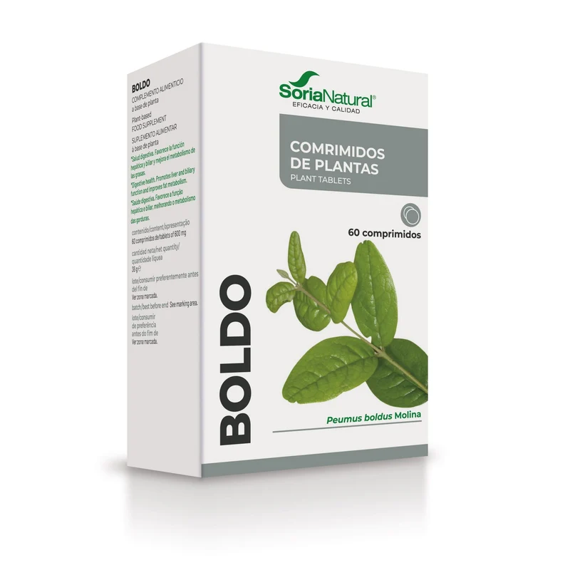 Boldo 60 Comprimidos | Soria Natural