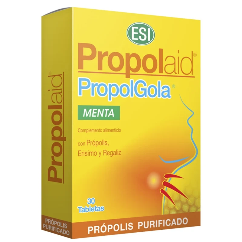 Propolaid Propolgola Menta 30 Tabletas | Esi
