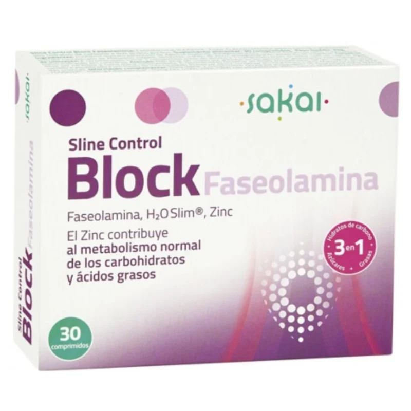 Sline Control Block Faseolamina 30 Comprimidos | Sakai