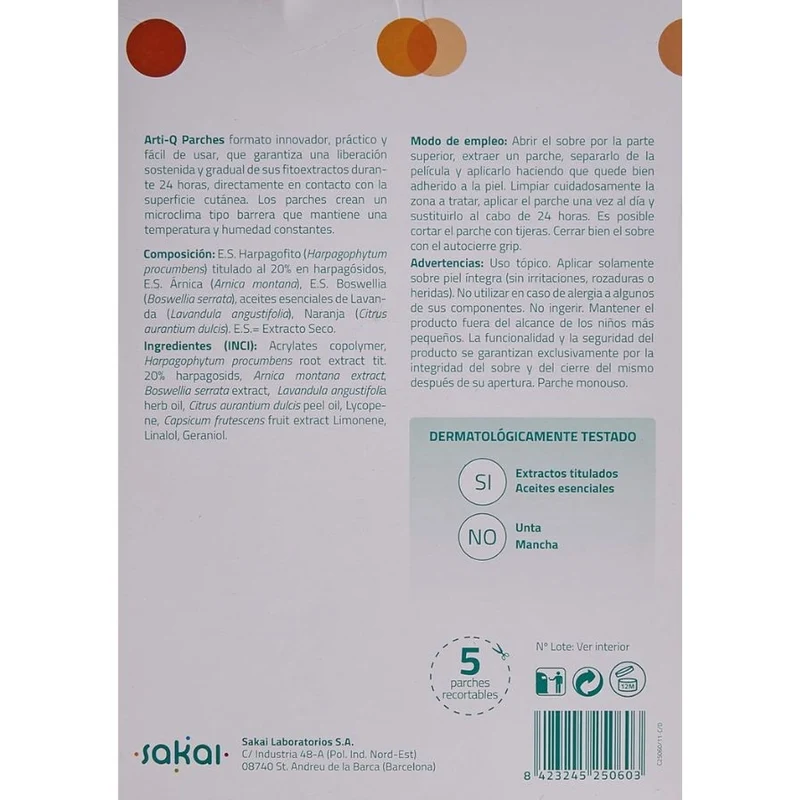 ArtiQ Parches 5 Unidades | Sakai