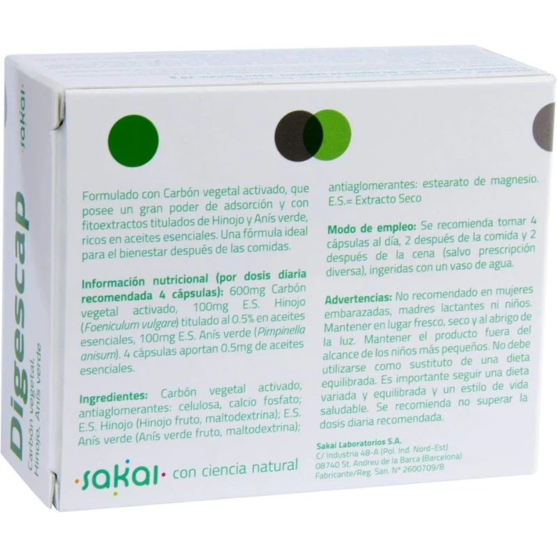 Digescap 60 Capsulas | Sakai