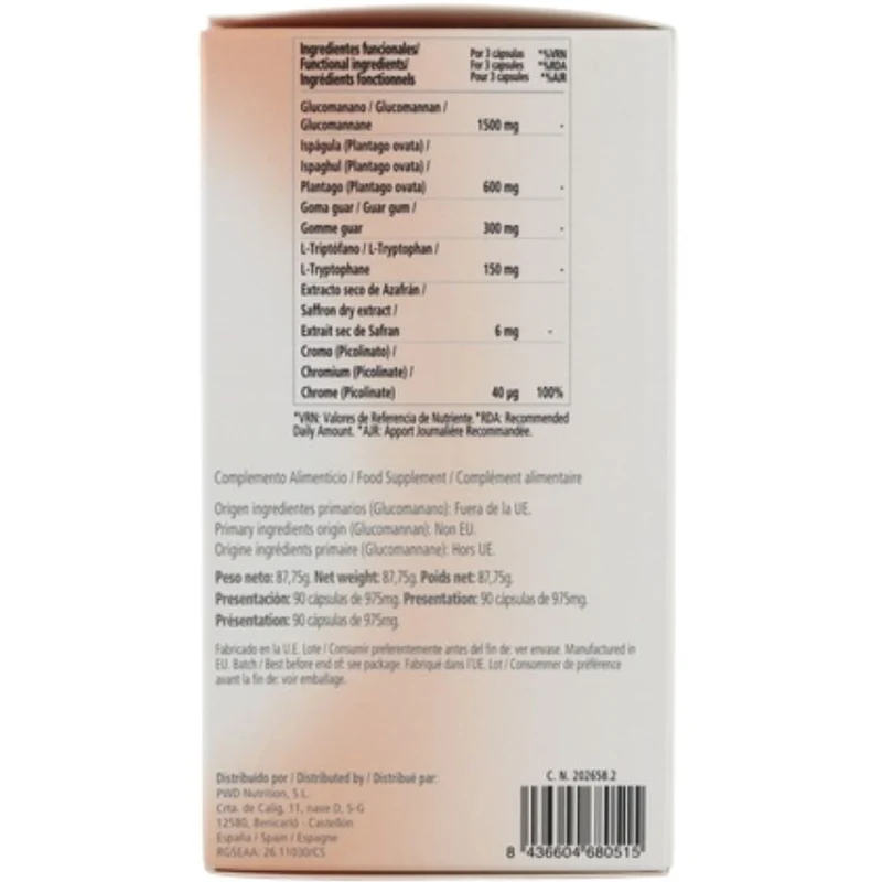 Control Now 90 Capsulas | PWD Nutrition