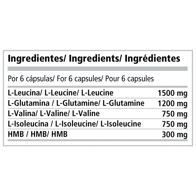 BCAA Matrix 120 Capsulas | PWD Nutrition