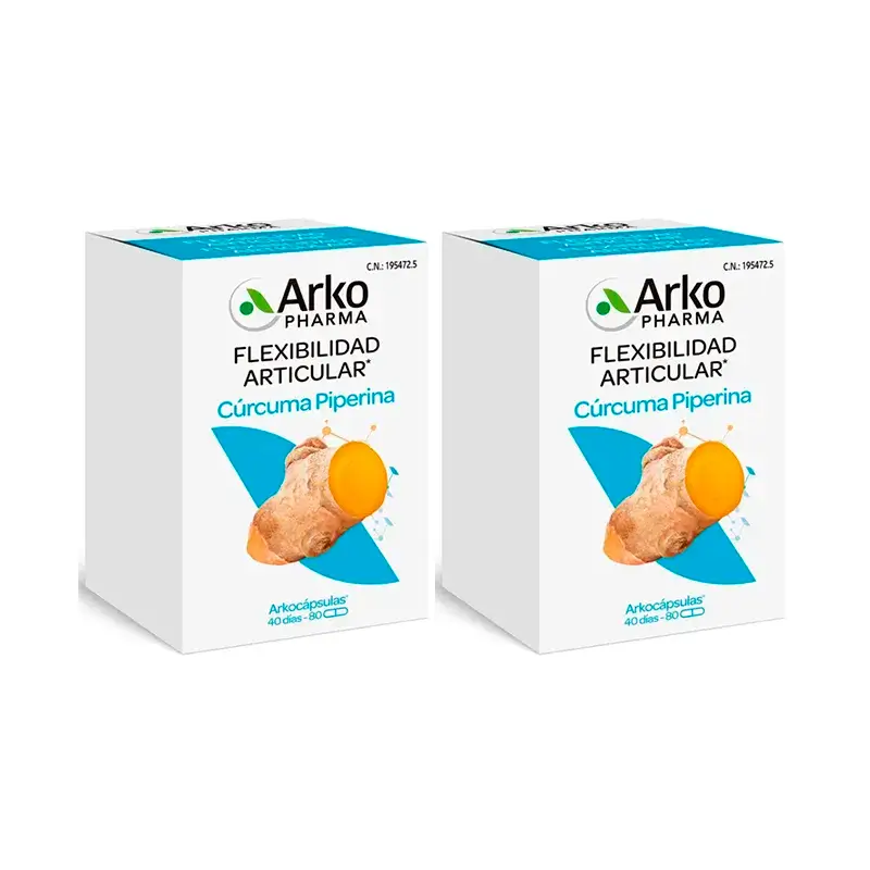 Arkopharma Curcuma Bio, 2X80 capsules