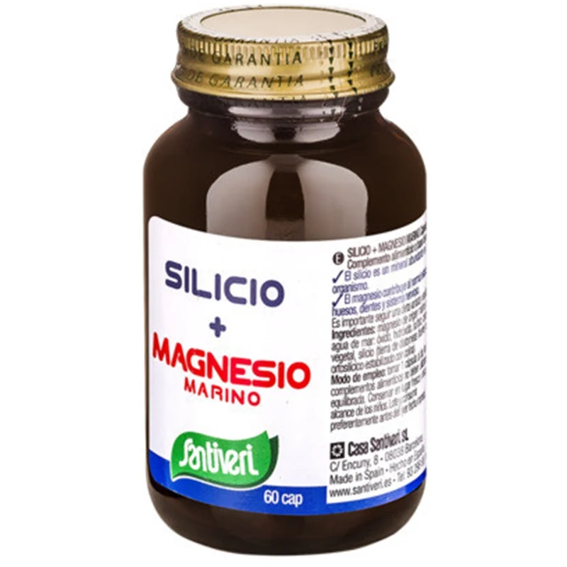 Silicio + Magnesio Marino 60 Capsulas | Santiveri