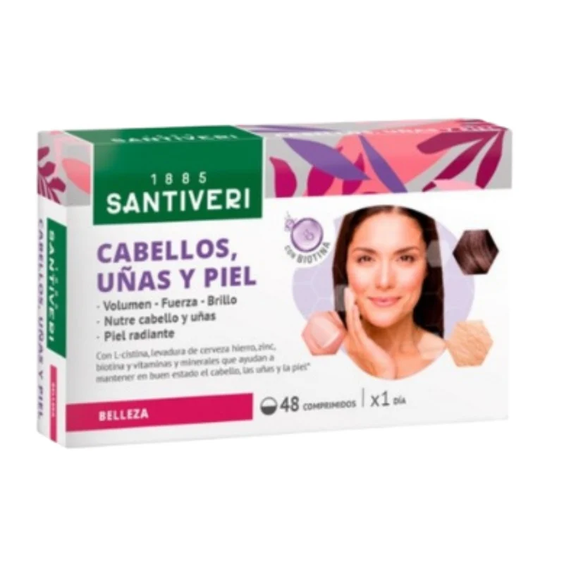 Cabello Uñas y Piel 48 Comprimidos | Santiveri