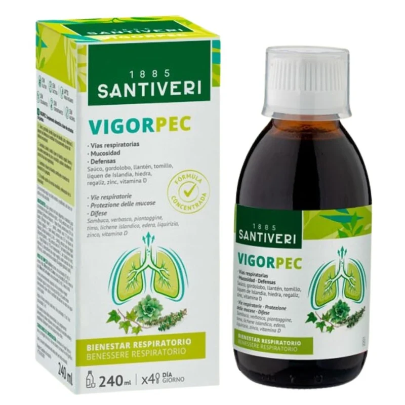 Jarabe Vigor Pec 240 ml | Santiveri