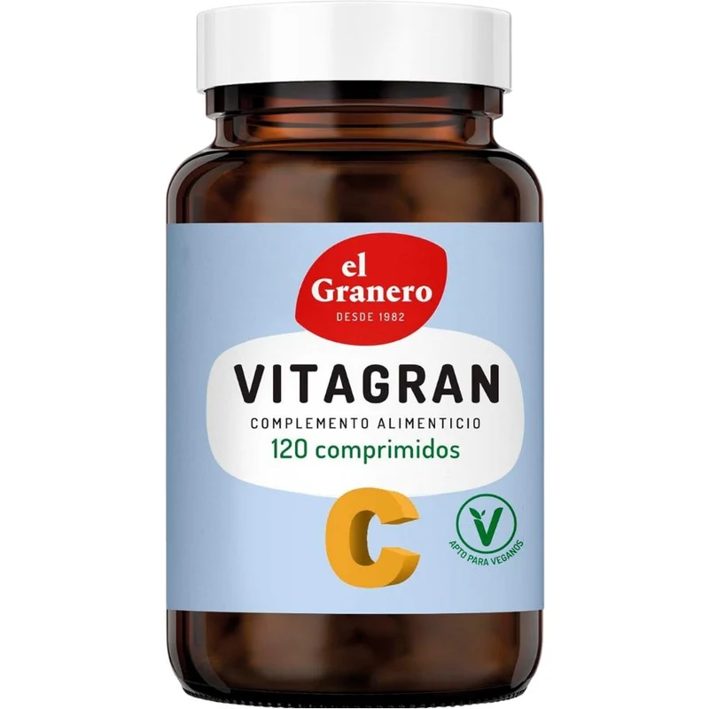 Vitagran Vitamina C + Bioflavonoides 120 Comprimidos | El Granero Integral