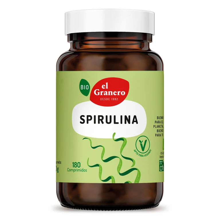 Spirulina Bio 180 Comprimidos | El Granero Integral