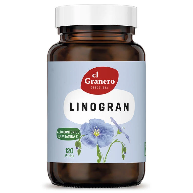 Linogran Aceite de Lino 120 Perlas | El Granero Integral