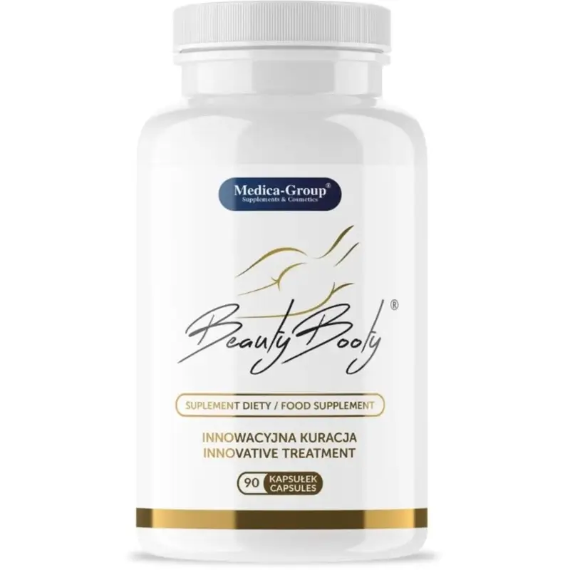 Medica Group Beautybooty Natural Food Supplement For Buttock Firming And Skin Care , 90 capsules