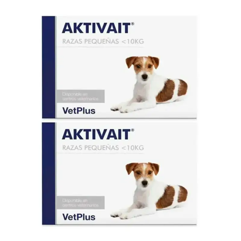 Aktivait Perro Razas Pequeñas Blister, Pack 2 x 60 Comprimidos